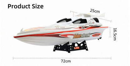 Blue Streak 2.4G Remote Control Speedboat Double Propeller