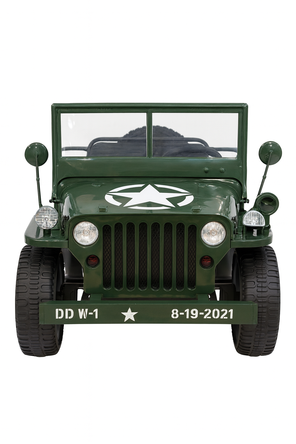 ARMY JEEP RIDE-ON 24V
